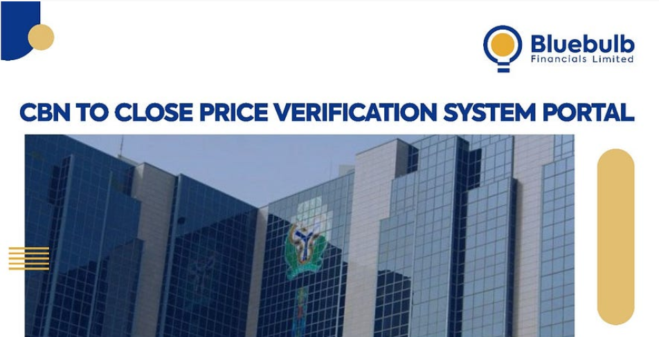 CBN To Close Price Verification System Portal